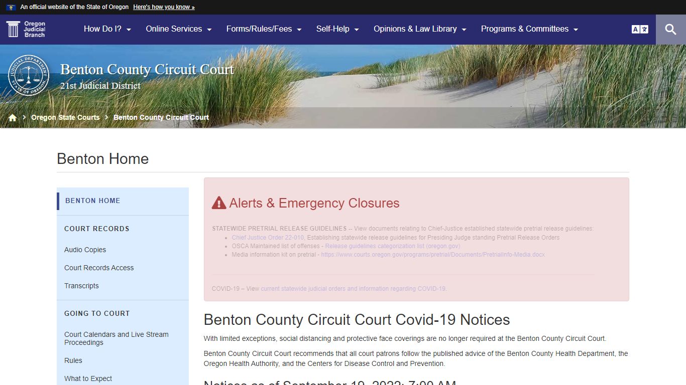 Oregon Judicial Department : Benton Home : Benton County Circuit Court ...